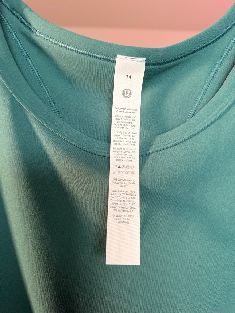 lululemon Align Waist-Length
Racerback Tank Top Size 14 - Picture 4 of 10